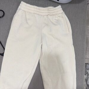 Cream Sweatpants